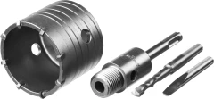 Коронка по бетону с оснасткой, 73 мм, SDS - Plus, 9T, STAYER 29190-73_z01