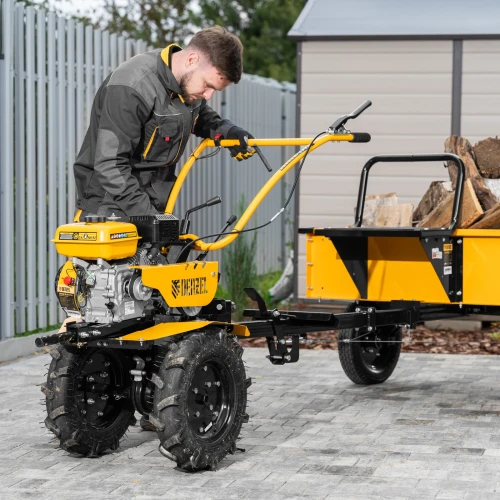 Мотоблок DPT-270S, 7 л.с., ремен.сцеп, фрез 3х4, ШОМ, передачи 2В/1Н Denzel 56442 — фото 36