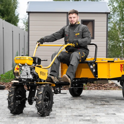 Мотоблок DPT-270S, 7 л.с., ремен.сцеп, фрез 3х4, ШОМ, передачи 2В/1Н Denzel 56442 — фото 37