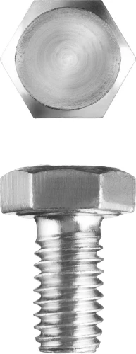 Болт, кл. пр. 5.8, M20 х 50 мм, цинк, 5 кг, ЗУБР ГОСТ 7798-70 303080-20-050 — фото 1
