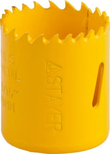 Сталь HSS, COBRA-BiM 40 мм биметаллическая коронка, STAYER 29547-040