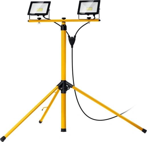 Светодиодные прожекторы на штативе, 2 х 30 Вт, 6500 К, IP 65, 1.6 м, STAYER LED-MAX 56925-2-30 — фото 1