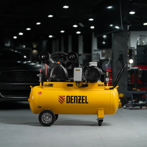 Компрессор воздушный рем. привод BCV 4000-T/100, 4,0 кВт, 100 литров, 690 л/мин Denzel 58117 — фото 22