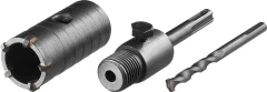 Коронка по бетону с оснасткой, 35 мм, SDS - Plus, 5Т, ЗУБР 29211-35