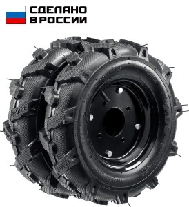 Пневматические колеса для мотоблоков, 4.00-8, 2 шт., ЗУБР КП-1 707106-1