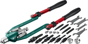 Комбинированный складной заклепочник в кейсе, 3 вида заклёпок, KRAFTOOL Combo3-M12 31182_z01