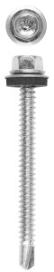 Кровельный саморез, 130 х 6.3 мм, цинк, 400 шт (8, 8 кг.), ЗУБР СКМ 4-300310-63-130