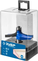 Фреза фигирейная №3, 63.5 x 19 мм, радиус 0 мм, ЗУБР 28762-63.5