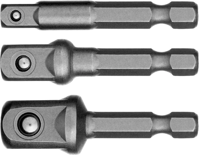 Адаптеры для торцовых головок, 50 мм, 3 шт, STAYER Maxfix 26656-H3 — фото 1