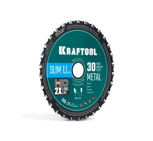 Тонкий рез металла, Ultra-Slim Metal Cut 135 х 20 x 1.1 мм, 30Т, диск пильный, KRAFTOOL 36956-135-20-30