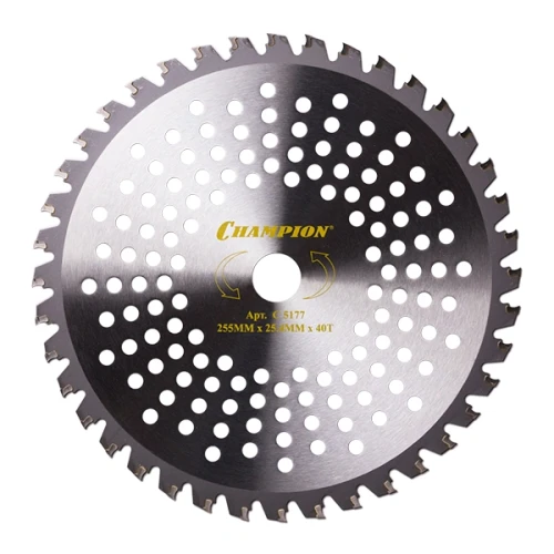 Нож с зубцами из твердого сплава Tiger 40/255/25,4 (SRM-330ES/SRM-350ES,4605,T433,T523,T437,T517) Champion C5177 — фото 1
