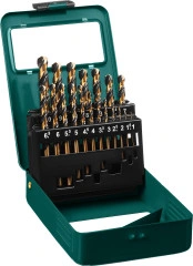 Набор сверл по металлу, 19 шт, (1-10 мм), сталь М42, HSS-Co(8%), KRAFTOOL COBALT-8 29656-H19
