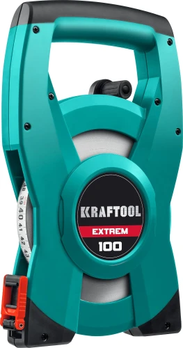 Геодезическая стальная мерная лента, 100 м, KRAFTOOL EXTREM 34185-100 — фото 1