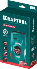 Геодезическая стальная мерная лента, 100 м, KRAFTOOL EXTREM 34185-100