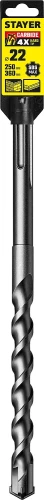SDS-max бур, 22 x 250/360 мм, STAYER Hercules-4Х 29370-250-22 — фото 4