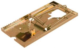 Крысоловка, 155 х 85 мм, с металлическим основанием, STAYER 40490-L