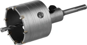 Коронка по бетону с оснасткой, 73 мм, SDS - Plus, 9Т, ЗУБР 29211-73