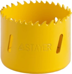 Сталь HSS, COBRA-BiM 57 мм биметаллическая коронка, STAYER 29547-057
