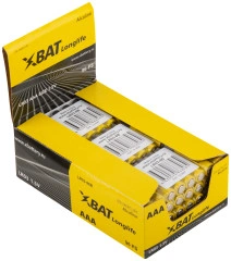 Батарейка щелочная, 1.5 В, тип АAА, 8 шт. xbat LR03-8B