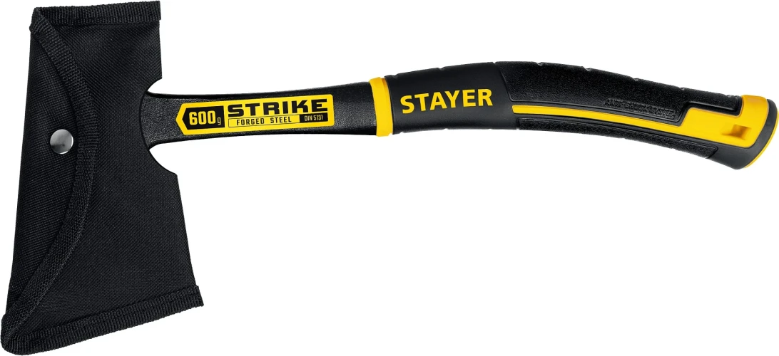 Цельнометаллический топор, 600/850 г, 330 мм, STAYER STRIKE 2065-06_z01 — фото 2