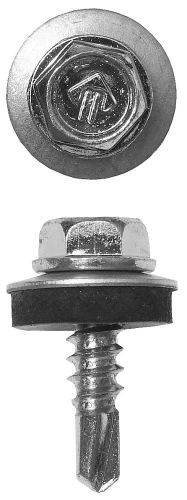 Кровельный саморез, 25 х 5.5 мм, цинк, 420 шт (2, 17 кг.), ЗУБР СКМ 4-300315-55-025 — фото 1