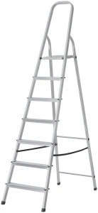 Лестница-стремянка алюминиевая, 7 ступеней, вес 4,94 кг FIT 65345