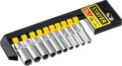 Набор торцовых головок, 10 предм., (1/4"), STAYER RSS 10SD 27759-H10