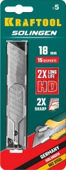 Сегментированные лезвия, 18 мм, 5 шт, KRAFTOOL 09606-18-S5_z02