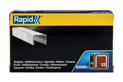 Тонкие широкие скобы, 16 мм, 5000 шт, RAPID тип 80 40100522