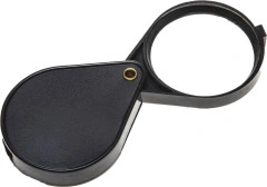 Карманная лупа, 6 кратное увеличение, d 60 мм, STAYER складная 40521-60