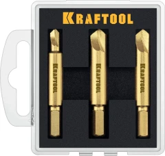Набор экстракторов поврежденного крепежа, 3 шт, KRAFTOOL 26770-H3