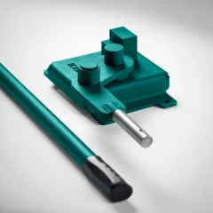 Ручной станок для гибки арматуры, 20 PT, плавный гиб, на подшипнике, KRAFTOOL 23300