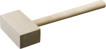 Деревянная прямоугольная киянка, 330 г, 70 х 50 мм, ЗУБР 2045-06 — фото 1