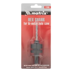 Хвостовик шестигранный для коронок Bimetal свыше 30 мм Matrix 72496