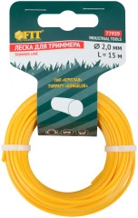 Леска для садовых триммеров "Круглая" 2,0 мм х 15 м FIT 77939