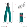 Прецизионные бокорезы, 125 мм, KRAFTOOL Kraft Mini 220017-4-12 — фото 14
