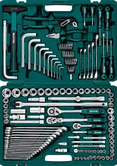 Универсальный набор инструмента, 142 предм., (1/2"+3/8"+1/4"), KRAFTOOL EXTREM-142 27889-H142