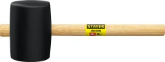 Чёрная резиновая киянка, 1100 г, STAYER 20505-100