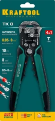 Автоматический стриппер, 0.05 - 8 мм2, KRAFTOOL TK-8 22637