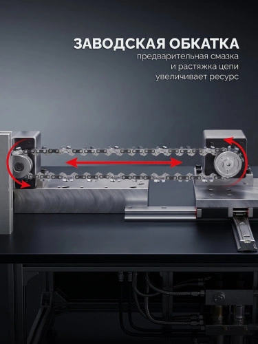 Цепь, 40 см, шаг 3/8", паз 1.5 мм, 58 звеньев, CONCUT тип 7 ЗУБР 71307-40 — фото 7