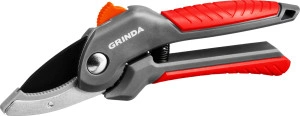 Контактный секатор, 200 мм, с двухкомпонентными рукоятками, GRINDA G-24 423124