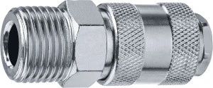 Переходник, 1/2"M - рапид муфта, ЗУБР 64911-1/2