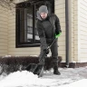 Лопата для уборки снега пластиковая Profi, 550 х 415 х 1405 мм, алюминиевый черенок PALISAD 61607 — фото 8