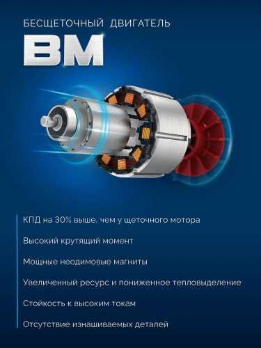 Бесщеточный ударный гайковерт, 20 В, 1000 Н·м, без АКБ (LMS), ЗУБР GB-1000 — фото 5