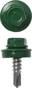 Кровельный саморез, 25 х 5.5 мм, зелёный лист, 1800 шт (10, 4 кг.), ЗУБР СКМ 6002 4-300310-55-025-6002
