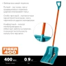 Фиберглассовый черенок, снеговая лопата, пластиковый ковш 400мм, GRINDA FIBER-400 39941 — фото 2