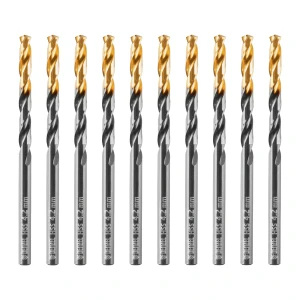 Сверло по металлу, 4,2 мм, HSS-Tin, Golden Tip, 10 шт. DENZEL 717210
