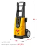 Пистолет G-280 PRO, 180 Атм, 2200 Вт, мойка высокого давления, STEHER HPW-180B — фото 2