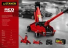 Подкатной домкрат для легковых а/м, в кейсе, 2 т, 125 - 320 мм, STAYER R-22 RED FORCE 43152-2-K — фото 13