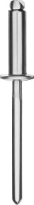 Нержавеющие заклепки, 4.8 x 16 мм, 500 шт, KRAFTOOL Inox 311705-48-16